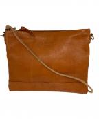 SLOWスロウ）の古着「レザーサコッシュ」｜ブラウン