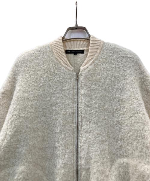 23区（ニジュウサンク）23区 (ニジュウサンク) アルパカ混ニットブルゾン ベージュ サイズ:44の古着・服飾アイテム