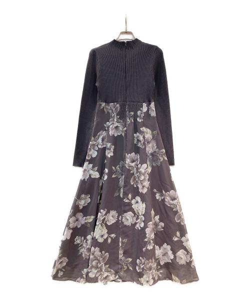 MERCURY DUO（マーキュリーデュオ）MERCURY DUO (マーキュリーデュオ) ニットワンピース パープル サイズ:Ｍの古着・服飾アイテム