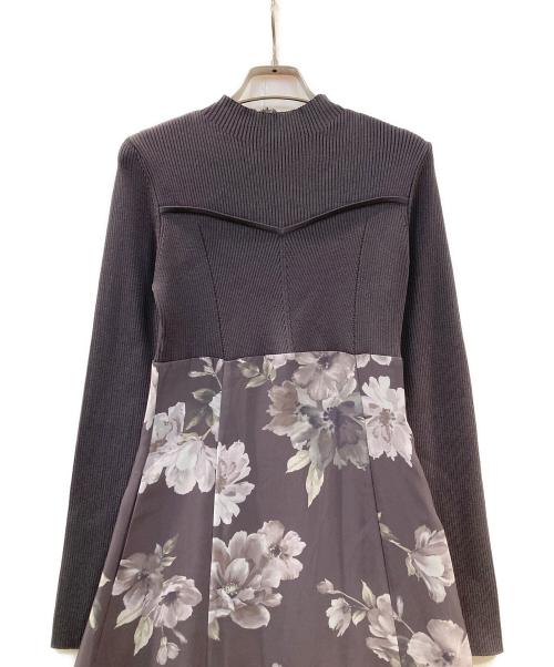 MERCURY DUO（マーキュリーデュオ）MERCURY DUO (マーキュリーデュオ) ニットワンピース パープル サイズ:Ｍの古着・服飾アイテム