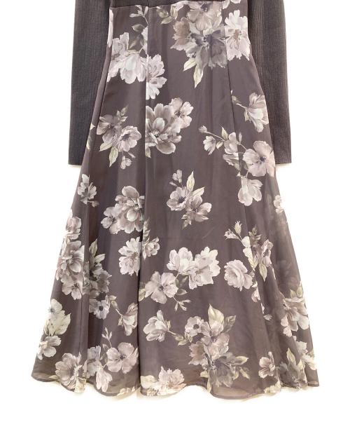 MERCURY DUO（マーキュリーデュオ）MERCURY DUO (マーキュリーデュオ) ニットワンピース パープル サイズ:Ｍの古着・服飾アイテム