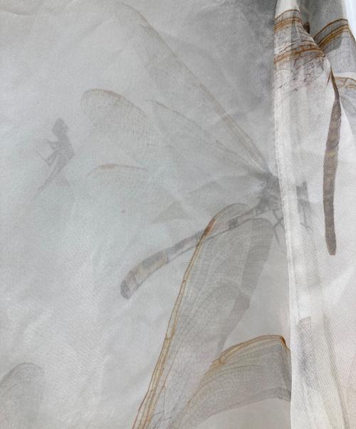 ALEXANDER McQUEEN（アレキサンダーマックイーン）ALEXANDER McQUEEN (アレキサンダーマックイーン) シアーブラウス ベージュ サイズ:ーの古着・服飾アイテム