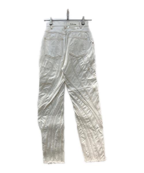 MUGLER（ミュグレー）Mugler (ミュグレー) デニムパンツ ホワイト サイズ:34の古着・服飾アイテム