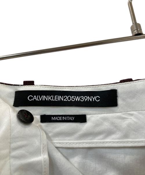 Calvin Klein205W39NYC（カルバンクライン205W39NYC）Calvin Klein205W39NYC (カルバンクライン205W39NYC) スラックス レッド サイズ:36の古着・服飾アイテム