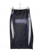 Maison Margielaメゾンマルジェラ）の古着「グラフィックスカート」｜ブラック