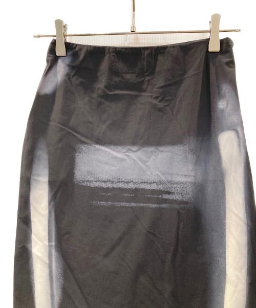 Maison Margiela（メゾンマルジェラ）Maison Margiela (メゾンマルジェラ) グラフィックスカート ブラック サイズ:40の古着・服飾アイテム