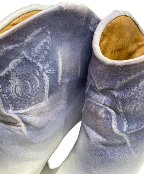 Maison Margiela22（メゾンマルジェラ22）Maison Margiela22 (メゾンマルジェラ22) ROSE EMBOSSED BOOTS ホワイト サイズ:36の古着・服飾アイテム