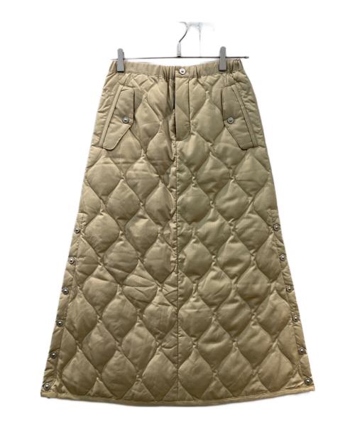TAION（タイオン）TAION (タイオン) ダウンスカート ベージュ サイズ:-の古着・服飾アイテム