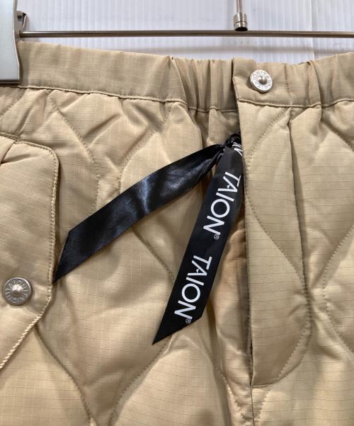 TAION（タイオン）TAION (タイオン) ダウンスカート ベージュ サイズ:-の古着・服飾アイテム