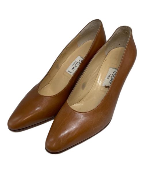 CELINE（セリーヌ）CELINE (セリーヌ) ヒールパンプス ブラウン サイズ:36の古着・服飾アイテム
