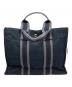 HERMES (エルメス) トートバッグ ブラック：8000円