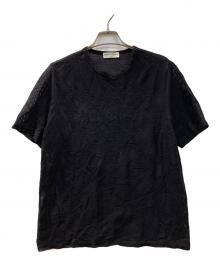 BALENCIAGA（バレンシアガ）の古着「メッシュtシャツ」｜ブラック