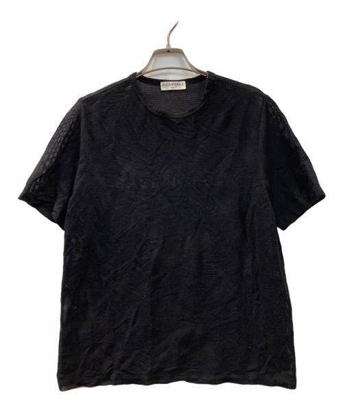 BALENCIAGA（バレンシアガ）BALENCIAGA (バレンシアガ) メッシュtシャツ ブラック サイズ:Sの古着・服飾アイテム
