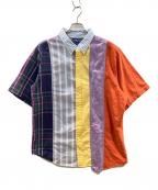 RALPH LAURENラルフローレン）の古着「再構築S/Sシャツ」｜マルチカラー