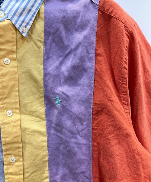 RALPH LAUREN（ラルフローレン）RALPH LAUREN (ラルフローレン) 再構築S/Sシャツ マルチカラー サイズ:XXLの古着・服飾アイテム