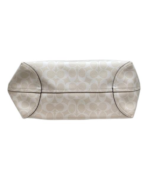 COACH（コーチ）COACH (コーチ) トートバッグ ベージュ×ブルーの古着・服飾アイテム