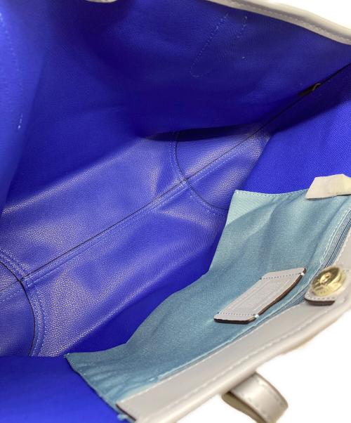 COACH（コーチ）COACH (コーチ) トートバッグ ベージュ×ブルーの古着・服飾アイテム