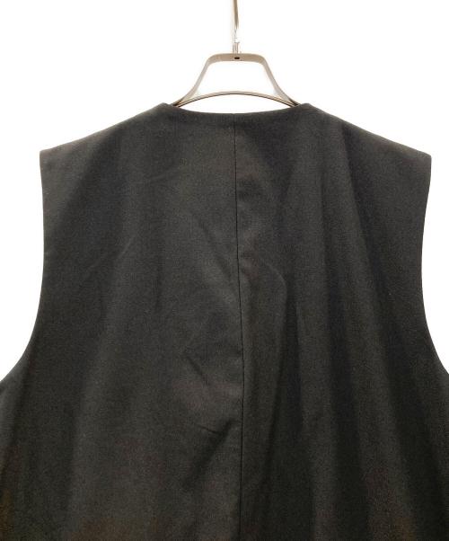 Cen.（セン）Cen. (セン) フリルジレ ブラック サイズ:FREEの古着・服飾アイテム