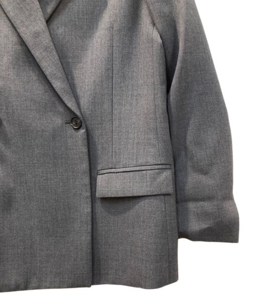 EVERYDAY I LIKE.（エヴリデイ アイ ライク）EVERYDAY I LIKE. (エヴリデイ アイ ライク) Wクロス Essential ジャケット グレー サイズ:36の古着・服飾アイテム