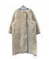 AKTE（アクテ）の古着「ロングボアコート」｜アイボリー