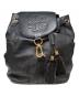 TORY BURCH（トリーバーチ）の古着「レザータッセルリュック」｜ブラック