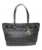 Christian Diorクリスチャン ディオール）の古着「カナージュ パナレア キルティングトートバッグ」｜ブラック