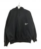 COOTIE PRODUCTIONSクーティープロダクツ）の古着「OPEN END YARN PLAIN SWEAT HOODIE」｜ブラック