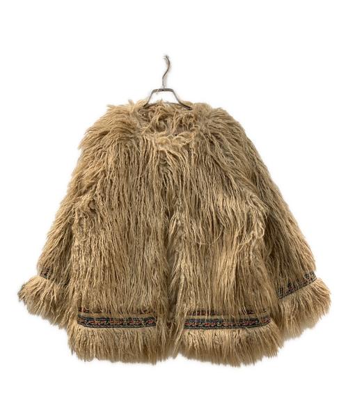 freada（フリーダ）Freada (フリーダ) ファージャケット ベージュ サイズ:Freeの古着・服飾アイテム