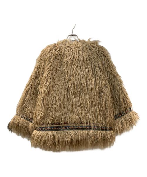 freada（フリーダ）Freada (フリーダ) ファージャケット ベージュ サイズ:Freeの古着・服飾アイテム