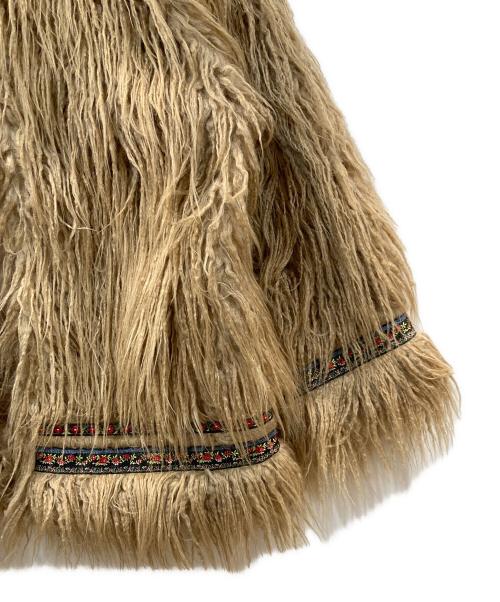 freada（フリーダ）Freada (フリーダ) ファージャケット ベージュ サイズ:Freeの古着・服飾アイテム