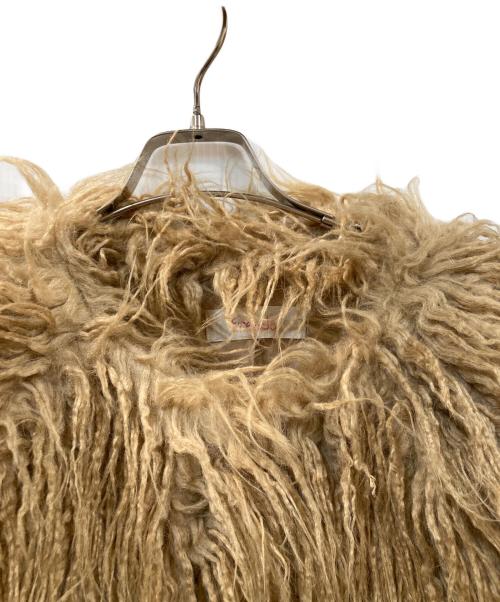 freada（フリーダ）Freada (フリーダ) ファージャケット ベージュ サイズ:Freeの古着・服飾アイテム