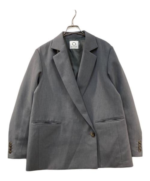 MARW UNITED ARROWS（マルゥ ユナイテッドアローズ）MARW UNITED ARROWS (マルゥ ユナイテッドアローズ) バック アシンメトリー ジャケット グレー サイズ:38の古着・服飾アイテム