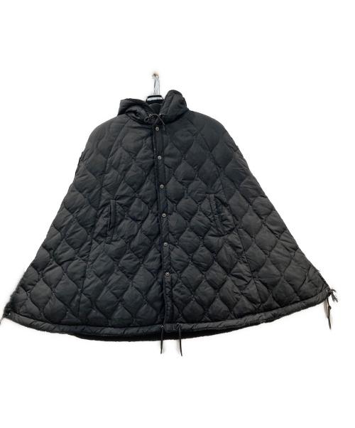 TAION（タイオン）TAION (タイオン) ミリタリー ダウンケープ ブラック サイズ:Freeの古着・服飾アイテム