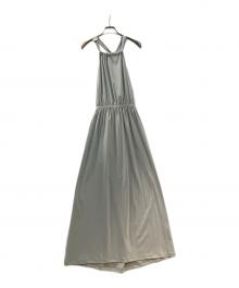 6(ROKU) BEAUTY&YOUTH（ロク ビューティーアンドユース）の古着「バックスリットドレス」｜グリーン