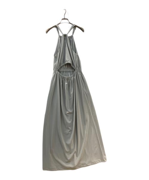 6(ROKU) BEAUTY&YOUTH（ロク ビューティーアンドユース）6(ROKU) BEAUTY&YOUTH (ロク ビューティーアンドユース) バックスリットドレス グリーン サイズ:38の古着・服飾アイテム