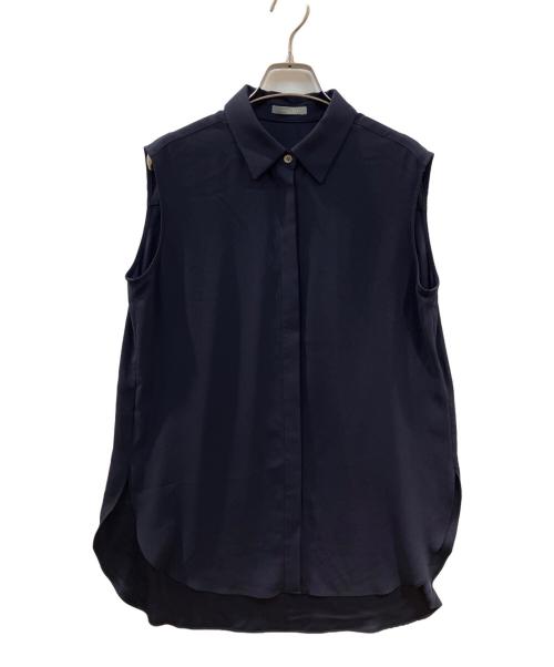 theory luxe（セオリーリュクス）theory luxe (セオリーリュクス) ノースリーブブラウス ネイビー サイズ:38の古着・服飾アイテム