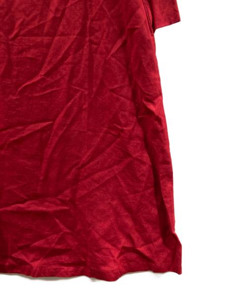 nofl（ノフル）nofl (ノフル) リネンワンピース レッド サイズ:ML 未使用品の古着・服飾アイテム