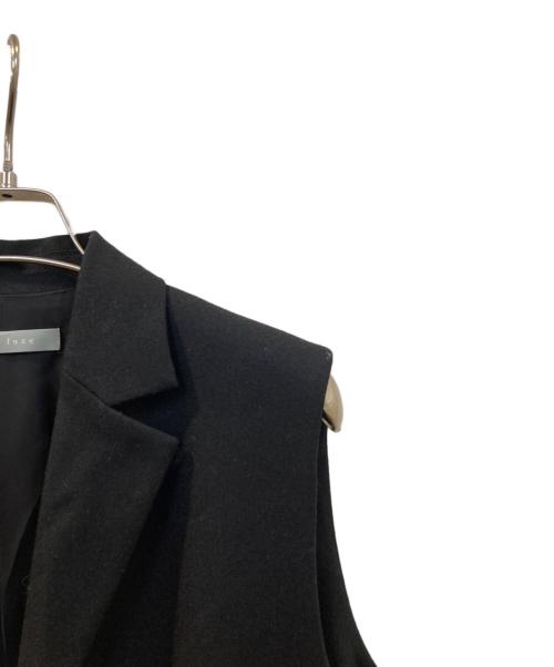 theory luxe（セオリーリュクス）theory luxe (セオリーリュクス) ウールロングジレ ブラック サイズ:38の古着・服飾アイテム
