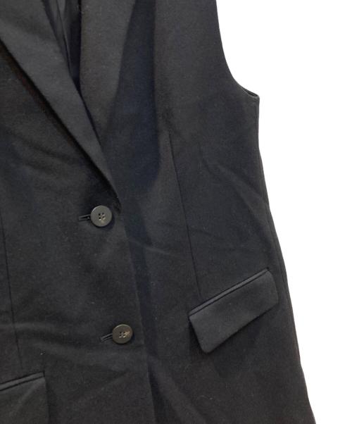 theory luxe（セオリーリュクス）theory luxe (セオリーリュクス) ウールロングジレ ブラック サイズ:38の古着・服飾アイテム