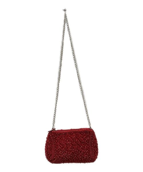 ANTEPRIMA（アンテプリマ）ANTEPRIMA (アンテプリマ) チェーンショルダーワイヤーポーチ レッドの古着・服飾アイテム