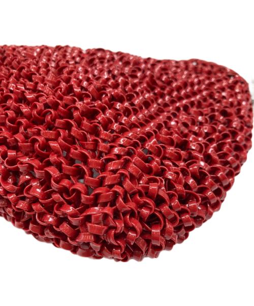 ANTEPRIMA（アンテプリマ）ANTEPRIMA (アンテプリマ) チェーンショルダーワイヤーポーチ レッドの古着・服飾アイテム