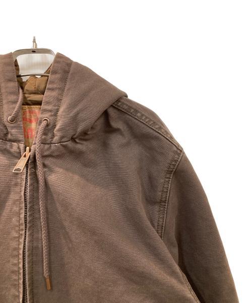 LEVI'S（リーバイス）LEVI'S (リーバイス) WORKWEAR POTRERO デニム フーディー ブラウン サイズ:Sの古着・服飾アイテム