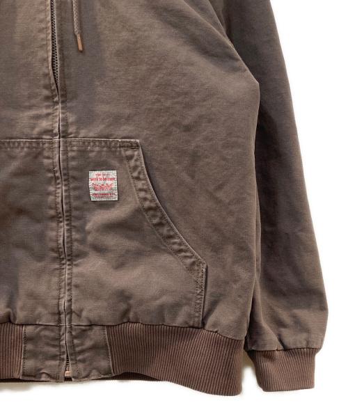 LEVI'S（リーバイス）LEVI'S (リーバイス) WORKWEAR POTRERO デニム フーディー ブラウン サイズ:Sの古着・服飾アイテム