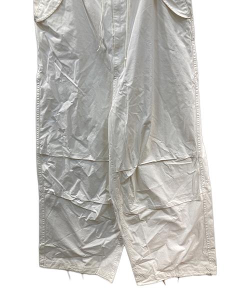 BEAMS BOY（ビームスボーイ）BEAMS BOY (ビームスボーイ) US ARMY オーバー パンツ ホワイト サイズ:ーの古着・服飾アイテム