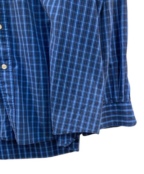 CHAPS（チャップス）CHAPS (チャップス) チェックシャツ ネイビー サイズ:2XBの古着・服飾アイテム