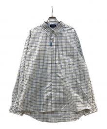 CHAPS（チャップス）の古着「チェックシャツ」｜ホワイト