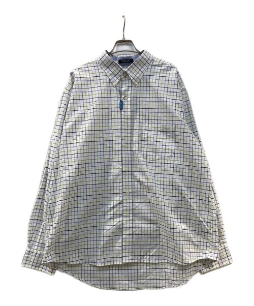 CHAPS（チャップス）CHAPS (チャップス) チェックシャツ ホワイト サイズ:XXLの古着・服飾アイテム
