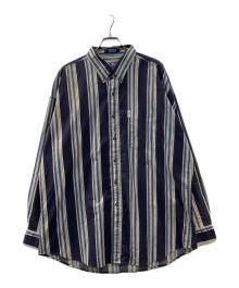 CHAPS（チャップス）の古着「長袖シャツ」｜ネイビー