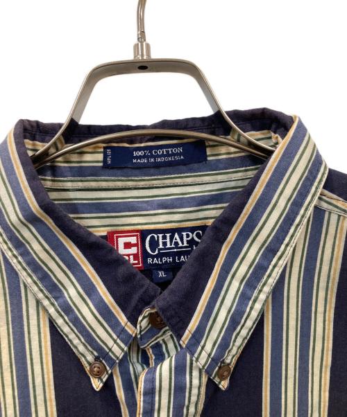 CHAPS（チャップス）CHAPS (チャップス) 長袖シャツ ネイビー サイズ:XLの古着・服飾アイテム