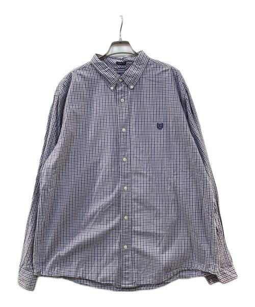 CHAPS（チャップス）CHAPS (チャップス) チェックシャツ パープル サイズ:XXLの古着・服飾アイテム